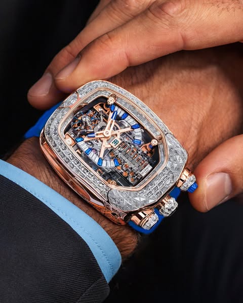 Royal Sapphire Iced V16 (Rose Gold Edition)